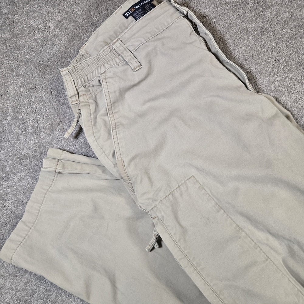 5.11 Tactical Mens 32x34 Ridgeline Covert Operator Cargo Ripstop Pants Tan Khaki